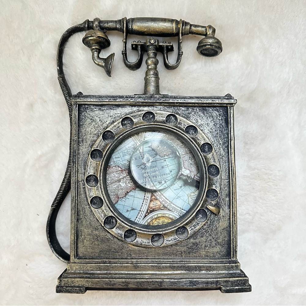 Vintage Style Telephone Picture Frame 3.5” x 5”